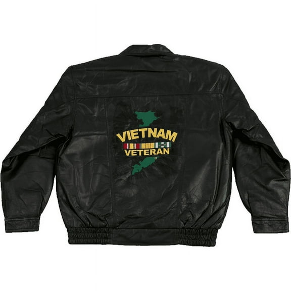 Vietnam Veteran Genuine Leather Jacket