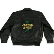 Vietnam Veteran Genuine Leather Jacket