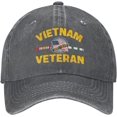 Vietnam Veteran Hat 19611975 Vietnam Veteran USA Flag Freedom