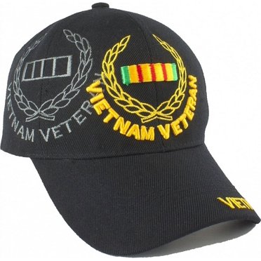 Vietnam War Veteran Hat. Embroidered Vietnam. Military Hat