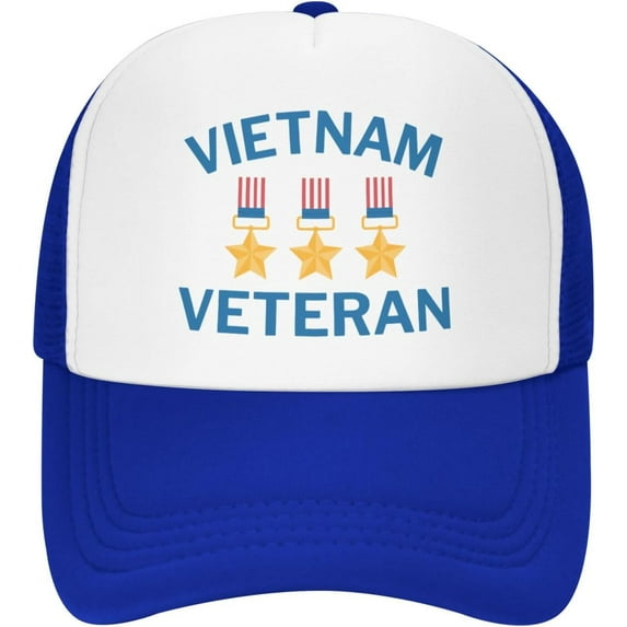 Vietnam Veteran Mesh Cap Thank You Veterans Day Mesh Hat Men Women Baseball Cap Trucker Hat Sports Cap