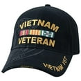 thumbnail image 1 of Vietnam Veteran Military Vet Baseball Cap Mens Cotton Hat Black, 1 of 3