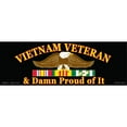 thumbnail image 1 of Eagle Emblems BM0156 Sticker - Vietnam, Veteran - 3.5 x 10 in., 1 of 1