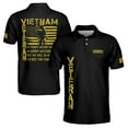 thumbnail image 1 of Vietnam Veteran Returned From Vietnam War American Patriotic Vet Men's Polo Shirt S-5XL, 1 of 5
