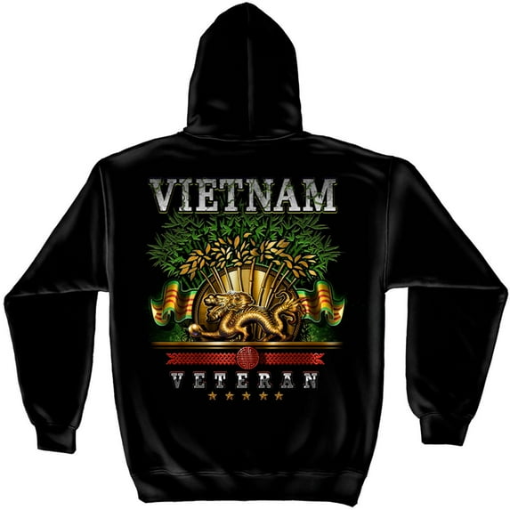 Vietnam Vetrian Ribbon Proud to have Served Hooded Sweat Shirt