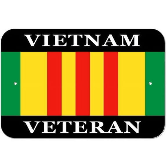Vietnam Veteran Ribbon Sign