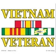 thumbnail image 1 of Vietnam Veteran Service Ribbon Car Decal 2-3/8 by 4-3/4 Inches, 1 of 2