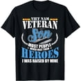 thumbnail image 1 of Vietnam Veteran Son American Flag Military US Patriot T-Shirt, 1 of 4