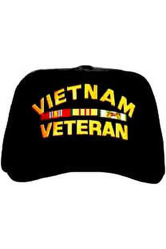 Vietnam Veteran with Ribbons Ball Cap