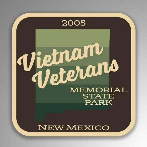 Vietnam Veterans Memorial State Park Decal Sticker | 4-Inches By 4-Inches | Vinyl Sticker | UV Protective Laminate | SP077