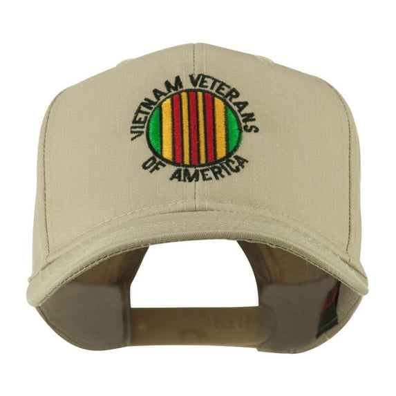 Vietnam Veterans of America Badge Embroidered Cap - Khaki OSFM