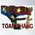 thumbnail image 1 of Vietnam Victorious! Toan Thang! Vietnam War Propaganda Poster Wall Art, Modern Wall Decor For Living Room Bedroom, 24x36 UNFRAMED, 1 of 3