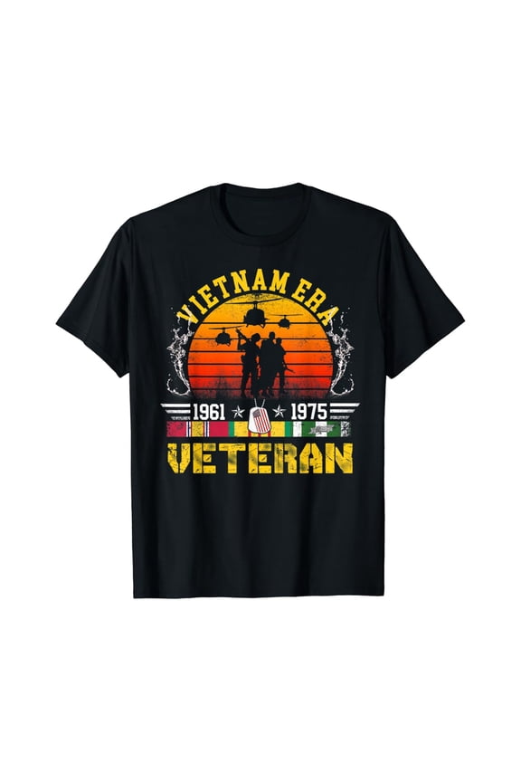 Vietnam War Era Retired Soldier Graphic T-Shirt