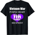thumbnail image 1 of Vietnam War Purple Heart Recipient Veterans Memorial Shirt, 1 of 4