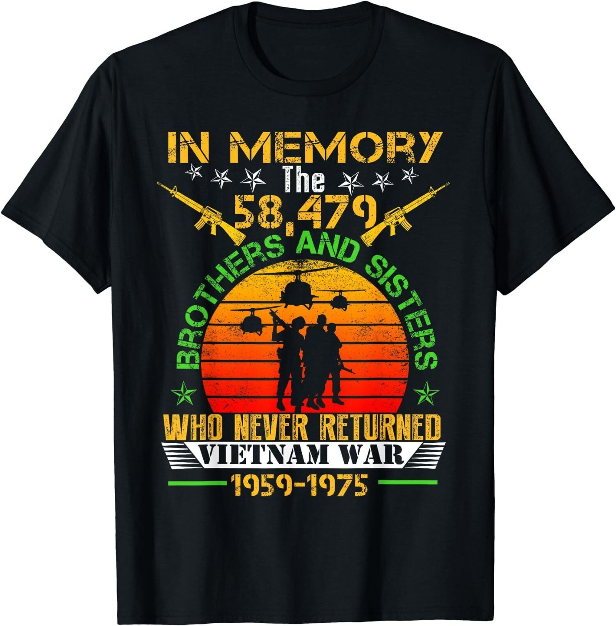 Vietnam War Veteran Tribute T-Shirt - Honoring the Memory of Vietnam ...