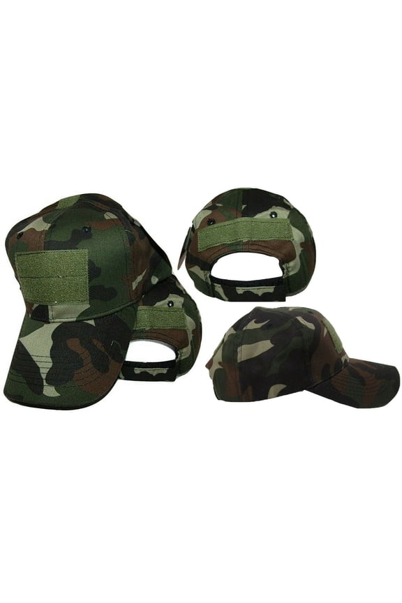 Vietnam Woodland Camo Operator Operators Cap Hat Patch adjustable strap