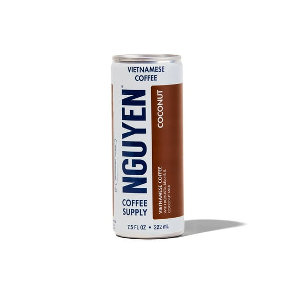 (12 pack) Nguyen Coffee Supply Vietnamese Coconut Latte - 7.5 fl oz Can