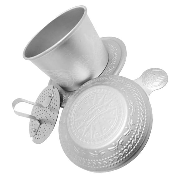 Vietnamese Coffee Drip Strainer Travel Pot Maker Vcoffee Dripper Portable Filter Aluminum