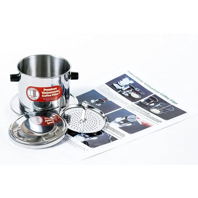 Vietnamese Drip Coffee Maker Filter Stainless Steel 6 oz Lifetime