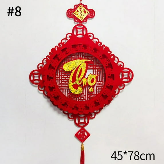 Vietnamese Lunar New Year couplet Spring Festival Door pendant New Year 2025 Wall Hanging Decor The Year of Snake Supplies