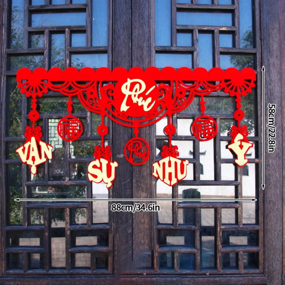 Vietnamese Lunar New Year couplet Spring Festival Door pendant New Year