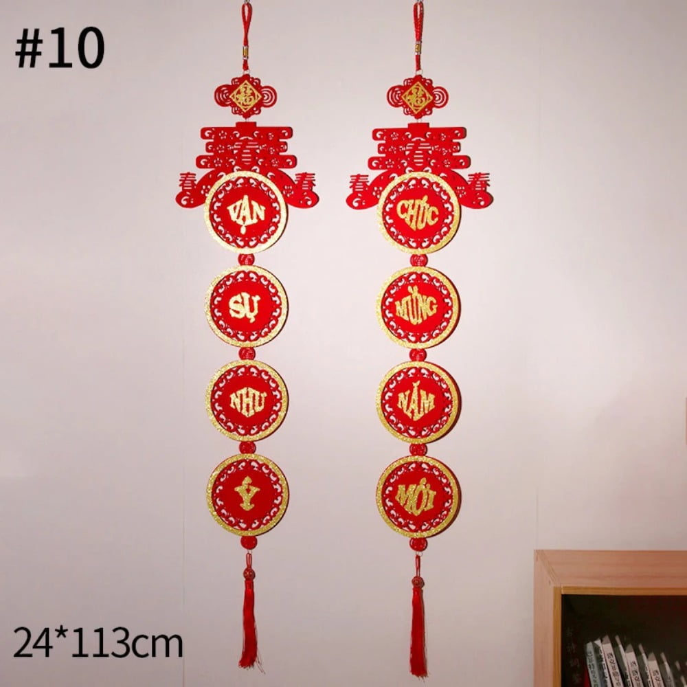 Vietnamese Lunar New Year couplet Spring Festival Door pendant New Year