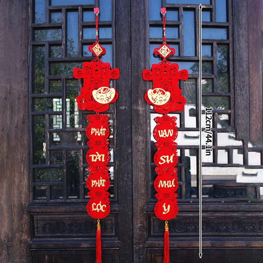 Vietnamese Lunar New Year couplet Spring Festival Door pendant New Year