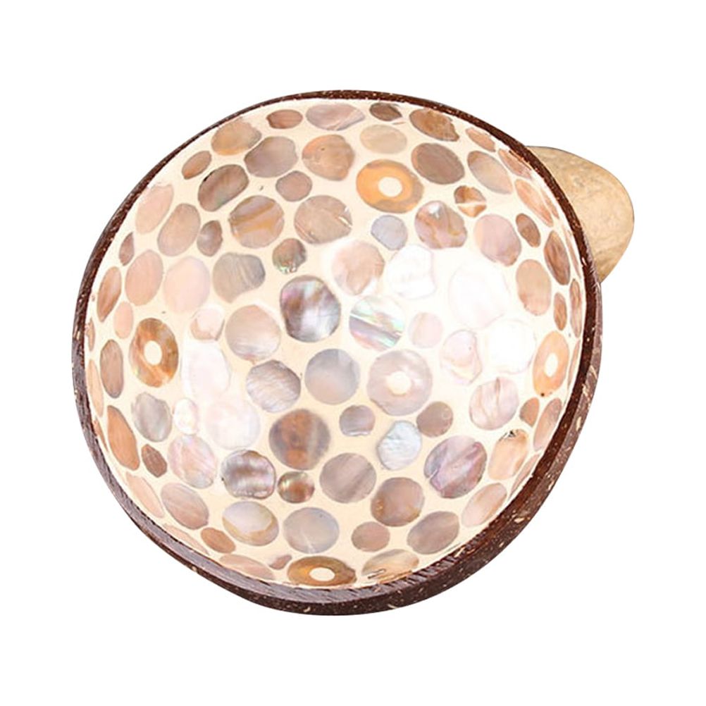 Vietnamese Natural Coconut Bowl Decorative Key Storage Bowl Creative