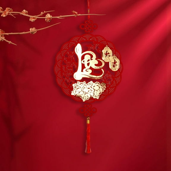 Vietnamese New Year Decorations 2025 | Vietnamese New Year Ornament,Red New Year Home Decoration Spring Festival Decorations,Chinese Spring Festival Red Ornament,Lunar New Year Decoration