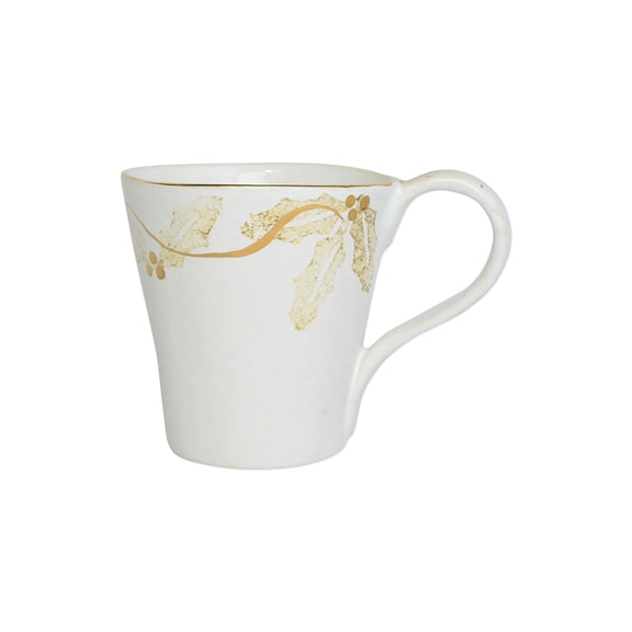 Vietri Perla Natale Holly Mug