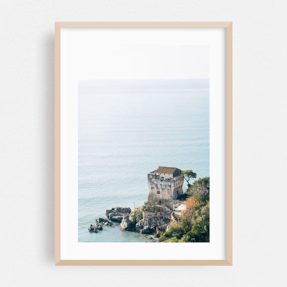 Vietri Sul Mare Campania Italy Coastal Architecture Ocean Fine Beach House Scenic Poster Unframed Paper Print