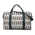 thumbnail image 1 of Vietsbay Ornamental Cats-2 Printed Oversized Canvas Duffle Luggage Travel Bag WAS_42, 1 of 1
