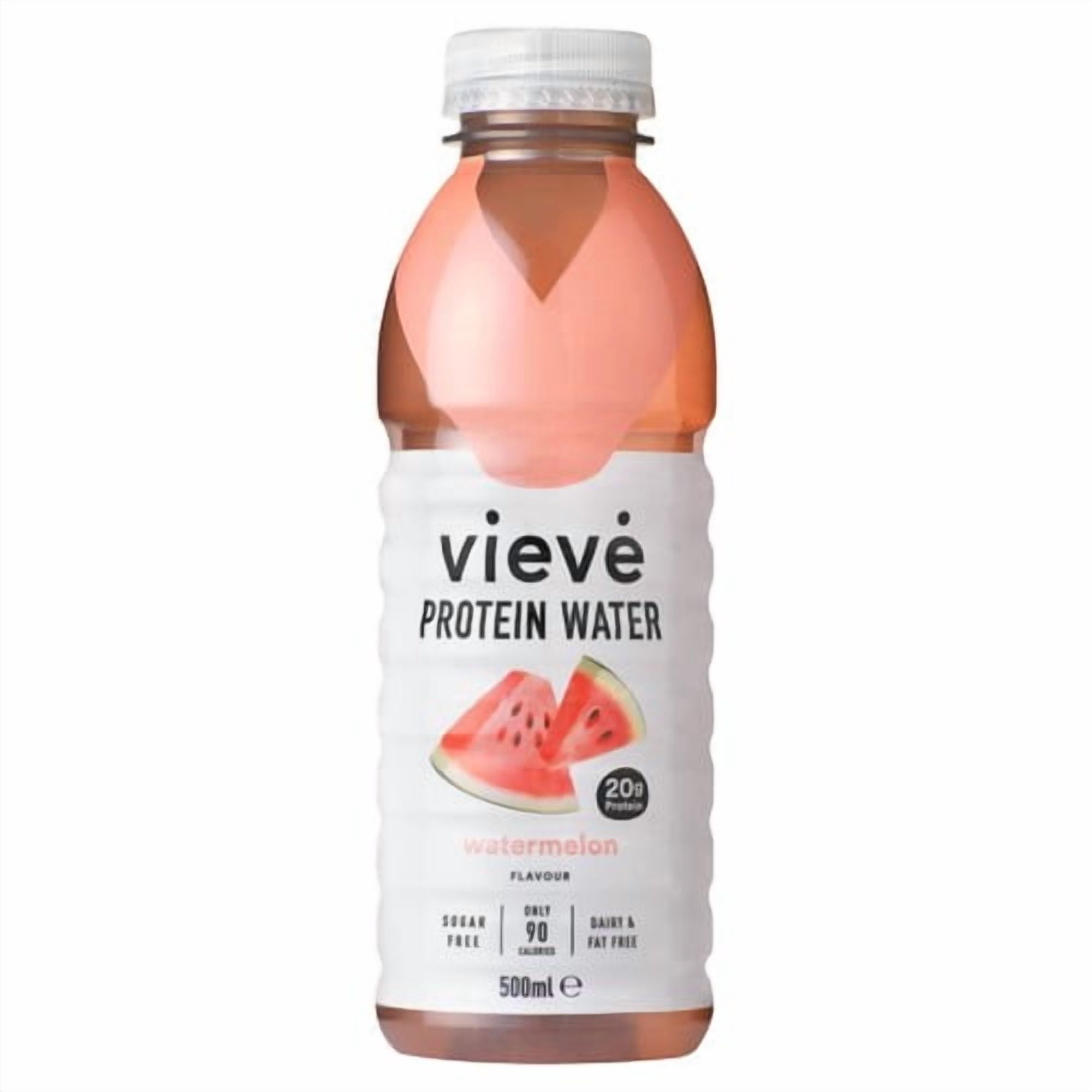 Vieve Protein Water Watermelon 500ml, British Import (Pack of 6)