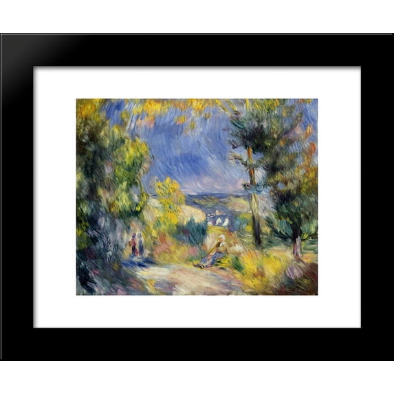 View Close to Antibes 20x24 Framed Art Print by Renoir, Pierre Auguste
