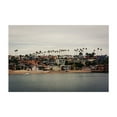 thumbnail image 1 of View of Corona del Mar - Newport Beach California Photography Beach House Coastal Palm Tree Seaside Ocean Architecture Tropical Unframed Wall Art Print 20 x 30 inches, 1 of 7