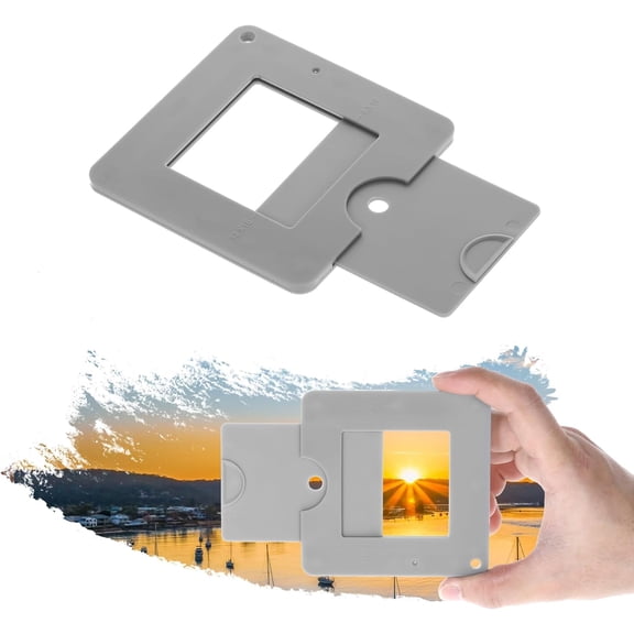 View Finder, View Catcher with Sliding Mechanism for Photography, Painting, Drawing, Sketching, View Finder with Color Isolation, Artist Viewfinder, Gray