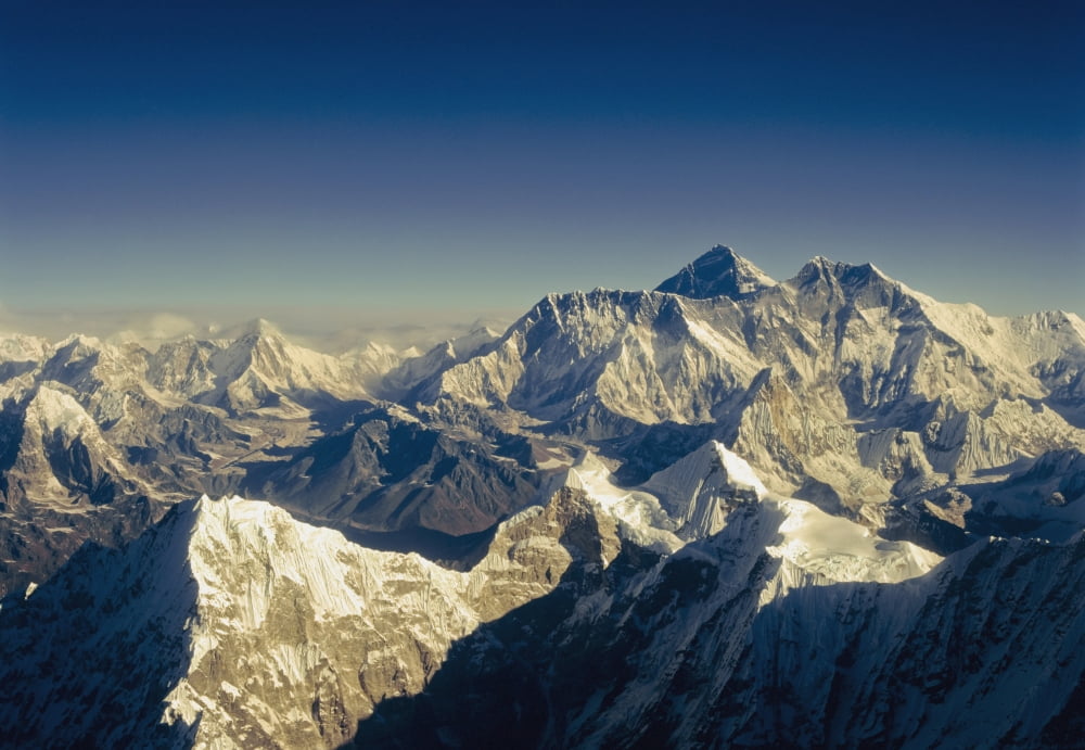 View From Everest Canvas Art - Chris Caldicott Design Pics (36 x 24)