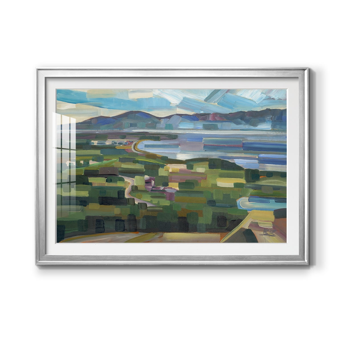 View From Goose Park Premium Framed Print - Ready to Hang
