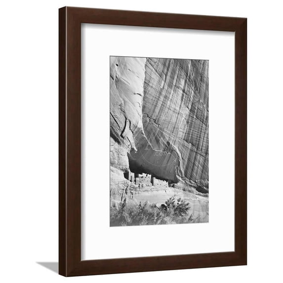 View From River Valley Canyon De Chelly National Monument Arizona 19331942, Scenic Framed Art Print Wall Art by Ansel Adams Sold by Art.Com