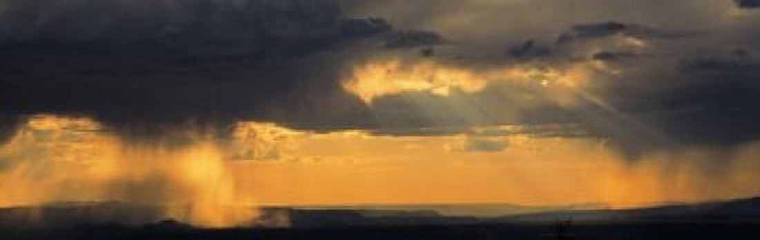 View From The High Road To Taos New Mexico USA Canvas Art - Panoramic Images (18 x 6)