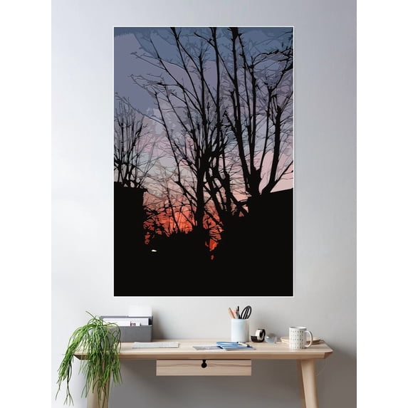 Window View From Shop View From The Window 1 Poster Wall Art, Poster Only - Walmart.com