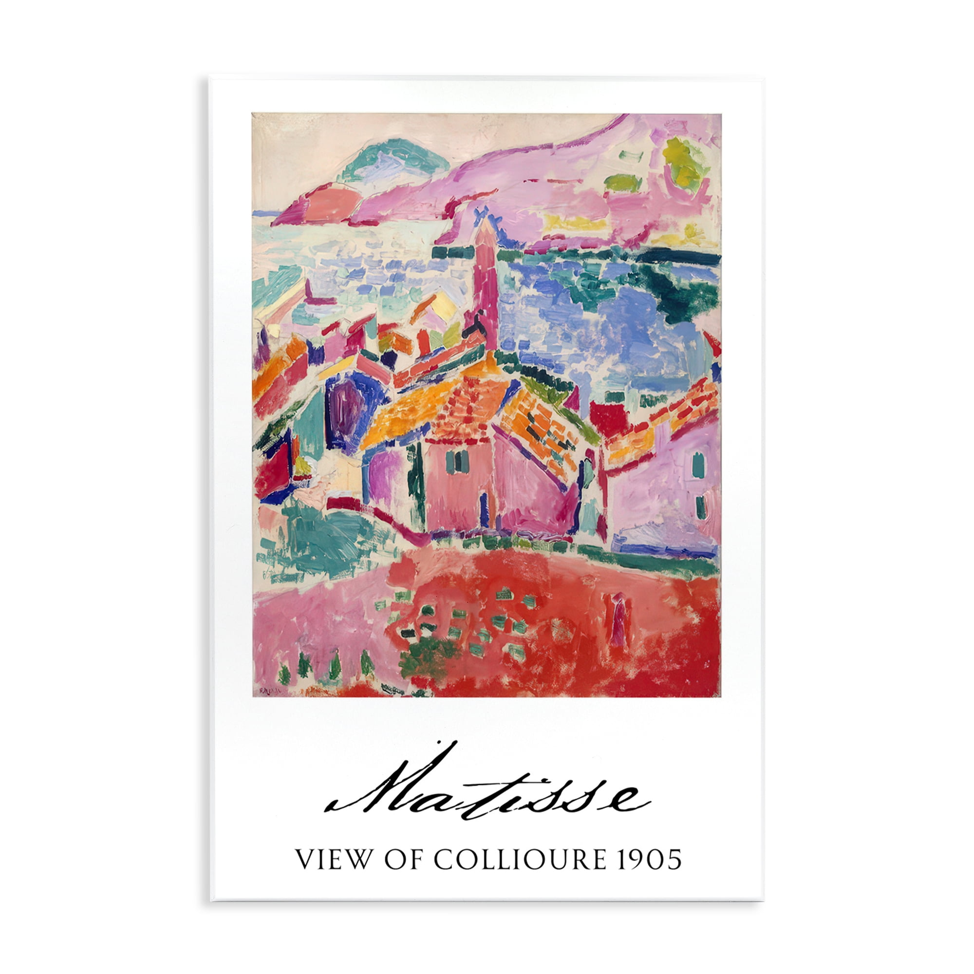 View Of Collioure Wall Plaque Art, design by Vintage Hustle