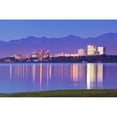 thumbnail image 1 of View Of Downtown Anchorage Skyline Across Knik Arm W/Reflection  Sunset Southcentral Alaska Summer Print, 1 of 2