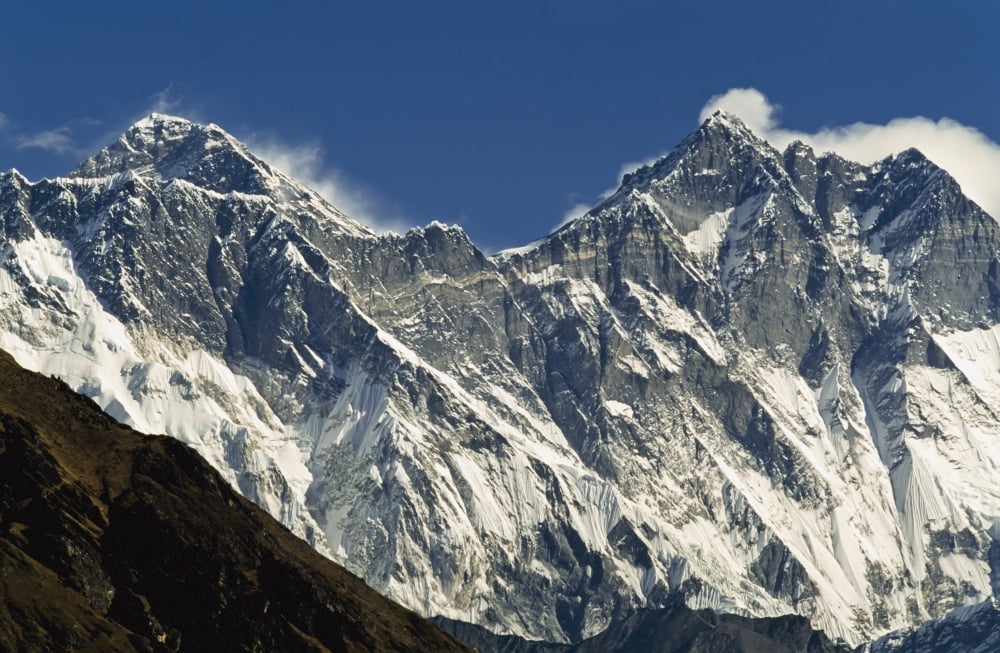 View Of Everest Canvas Art - Doug McKinlay Design Pics (38 x 24)