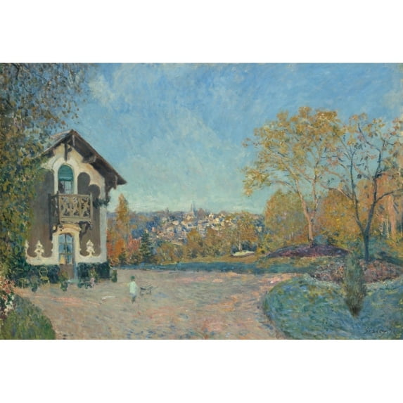 View Of Marly-Le-Roi From Coeur-Volant Fine Art (36 x 24)