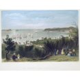 thumbnail image 1 of View Of New York Harbor. Na View Of The Narrows Of New York Harbor From Staten Island. Steel Engraving 1837 After, 1 of 1