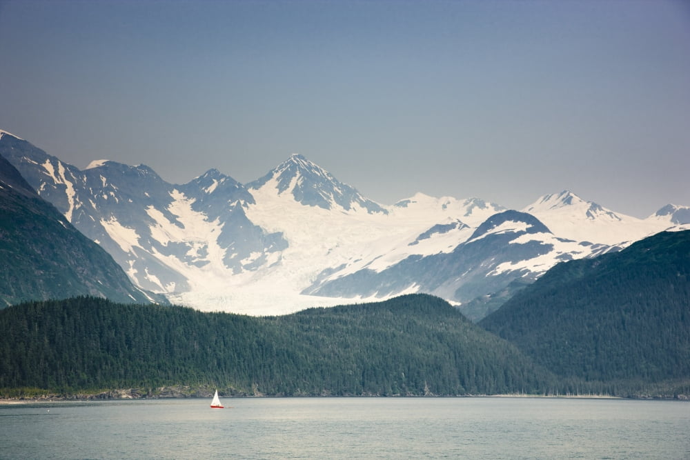 View Of Passage Canal Whittier Southcentral Alaska Summer Canvas Art - Kevin Smith Design Pics (36 x 24)