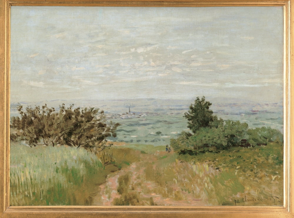 View Of The Argenteuil Plain From The Sannois Hill Canvas Art -  (24 x 18)