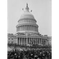 thumbnail image 1 of View Of The Capitol And Crowds At President Woodrow Wilsons Second Inauguration History (24 x 36), 1 of 1
