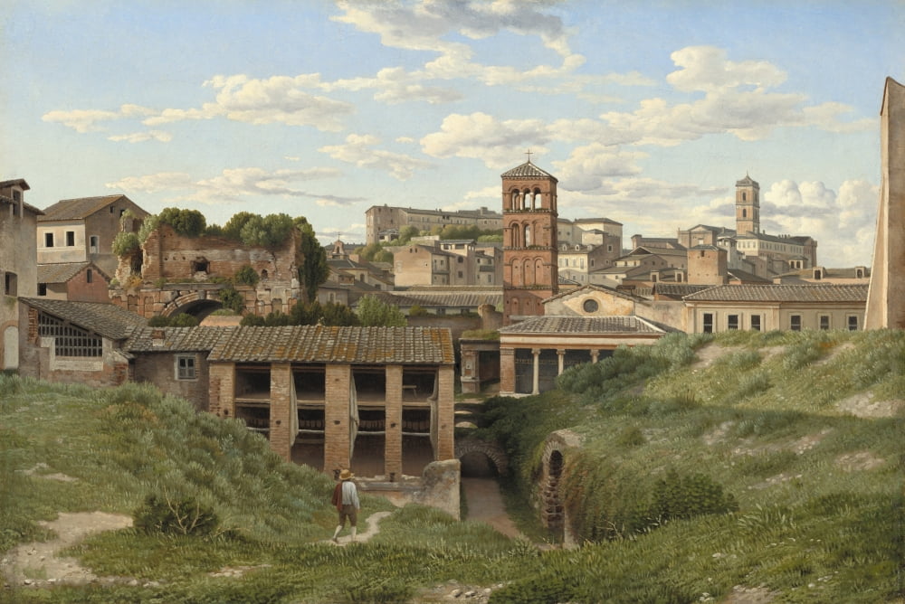 View Of The Cloaca Maxima Canvas Art - (36 x 24)